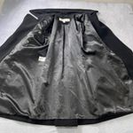 Trina Turk Wool Blend Double Breasted Coat Size 12 Women's Black Peacoat Jacket Photo 5