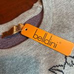 Beldini Double Knit Cat sweater from Beldinni Grey kitties graphic design Sz Large Photo 7