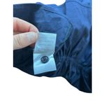 Cara Cara Allegra Top Women's Blouse Top XS Navy Blue Peplum Photo 7