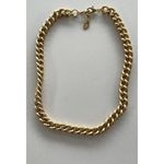 ZARA Gold And Silver Tone Chunky Chain Embossed Coin Necklace Women’s Sz 18.5” Photo 6