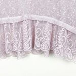 American Eagle Open Knit Sweater Lace Hem Sz M Photo 3