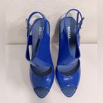 Melissa  Amazonista II Blue Platform Heel Sandals Size 8 VGUC Photo 3