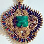 1970s VRBA‎ Castlecliff Necklace Pendant Lawrence Vrba for Castlecliff Gold Photo 1