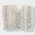 Altar'd State Crochet Sheer Boho Beachy Indie Top Size S Photo 3