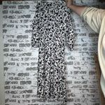 Old Navy | women blue floral midi dress with long sleeves Photo 5