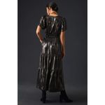 Anthropologie NWT by The Somerset Maxi in Carbon Shine Edition Dress S Photo 5