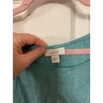 J.Jill PureJill Teal Sleeveless Asymmetrical Hem Linen Viscose Mid Dress, XL Photo 6