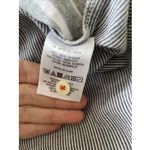 Postmark Medium Anthropologie Gray Striped Blouse Coastal Clean Girl Long Sleeve Photo 7