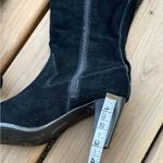 Women’s genuine suede leather boots 🖤🖤 Black Size 8 Photo 5