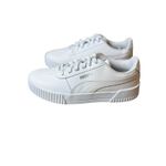 Puma Carina Street Womens 9 White Leather Lifestyle Sneakers Shoes 370325 Photo 3
