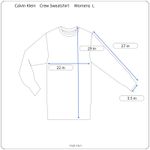 Calvin Klein Big Logo Crewneck Sweatshirt Womens L Black Green Colorblock Fleece Photo 8