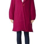 Nanette Lepore  Raspberry Maggie Coat size XS Long Sleeve Lined Wool Photo 0