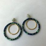 Lele Sadoughi Nwot  pave double hoop earrings Photo 2