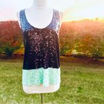 J.Crew  Navy and Aqua Sequin tank Photo 11