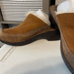 Born concept BOC  Womens Size 9 Slip On Fur Lined Mule Clogs Brown Photo 6