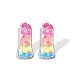 Colorful HZShinling Earrings Pink Photo 0