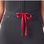 FIGS  Rafaela Cargo Wide Leg Jumpsuit in Charcoal size Petite Small Photo 5