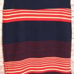 LuLaRoe | Cassie Pencil Skirt Navy/Red Stripes Photo 2