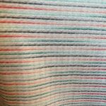 Loft  Multicolored and White Sheath Dress with V-Neck Cap Sleeves Photo 1