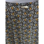 Michael Kors  Woman's Size Med Tunic Stretch V-neck Bell Sleeve Floral Brown Photo 5