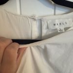 Mabel Mable Babydoll Ruffle White Dress  Photo 3