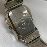 Avon Belt Buckle case shaped watch 23mm silver tone rhinestones 6.5” running Photo 6