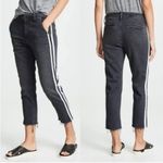 Mother Shaker Prep Fray Jeans Dear Mr Black Racer Grey Stretchy Y2K Grunge Hem Size 25 Photo 5