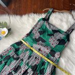 Vintage Stock Gingham Plaid Tiered Mini Dress NWOT Black Size undefined Photo 6