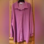 Princess Polly  Evolving Button Down Shirt Mini Dress in Pink Shimmer Size 8 Photo 7