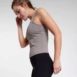 🆕CALIA Women's Essential Low Support Long Line Bra SZ MED NWT Gray Photo 3