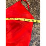 Princess Polly  NEW Lina Mini Dress Red Size 12‎ V Neck Satin Photo 7