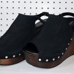 Torrid Studded Wood Wedges Size 9 - Wide Photo 1