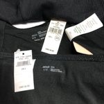 Aerie Bikini Set Brief Hipster Scoop Neck Shelf Bra Removable Cup Ribbed Black L Photo 2