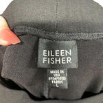 Eileen Fisher High-Waisted Wide-Leg Washable Crepe Pants Black Size Large Photo 6