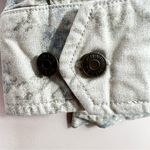 CHAPS Dusty Floral Long Twill Utility Denim Jacket Coat 100% Cotton Size M Photo 11