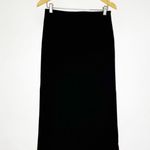 ZARA Midi Navy Blue Women's Skirt Slit Back Size Small NWT Photo 0