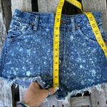 Wrangler Vintage “star splatter” frayed jean short Photo 7
