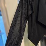 BCBGeneration Women's Medium Black Cropped Open Front Asymmetrical Blazer Photo 8