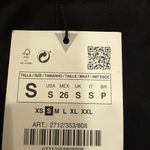 ZARA  Silver Draped Sequin Mini Dress – Size Small – NWT Photo 4