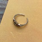 Sterling Silver Lotus Flower Toe Ring Midi RIng Silver Photo 2