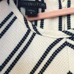 Covington  Skater Boutique blue off white  dress sz 8 Photo 5