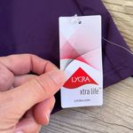 Lands' End  Women's Dark Purple Active Mini Skirt Size 18L. NEW Photo 4