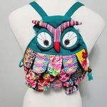 Handmade baroque artisan owl backpack Photo 0