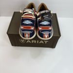 Ariat  Women's Blue and Red Patterned Sneakers Photo 1