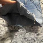 Good American EUC Distressed Denim Skirt Size 12/31 Photo 4