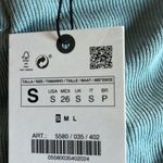 ZARA NWT  RIBBED HIGH WAISTED WIDE LEG PANT SMALL Photo 6