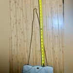 Salvatore Ferragamo Vintage Ferragamo Bag Cream Gold Chain Party 1980s Clutch Leather Photo 9