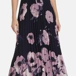 AQUA WOMEN'S BLUE FLORAL PRINT STRAPLESS LONG MAXI DRESS SIZE O Photo 1