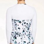 Calia by Carrie Underwood White Pattern Long Sleeve Rashguard Sz.S Photo 1