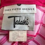 Tadashi Shoji VTG 80s Strapless Barbie Pink Mini Cocktail Dress Tiered USA Sz XS Photo 8